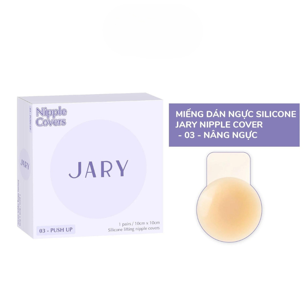 Miếng Dán Ngực Jary Silicone Jary Nipple Cover - 03 Nâng Ngực