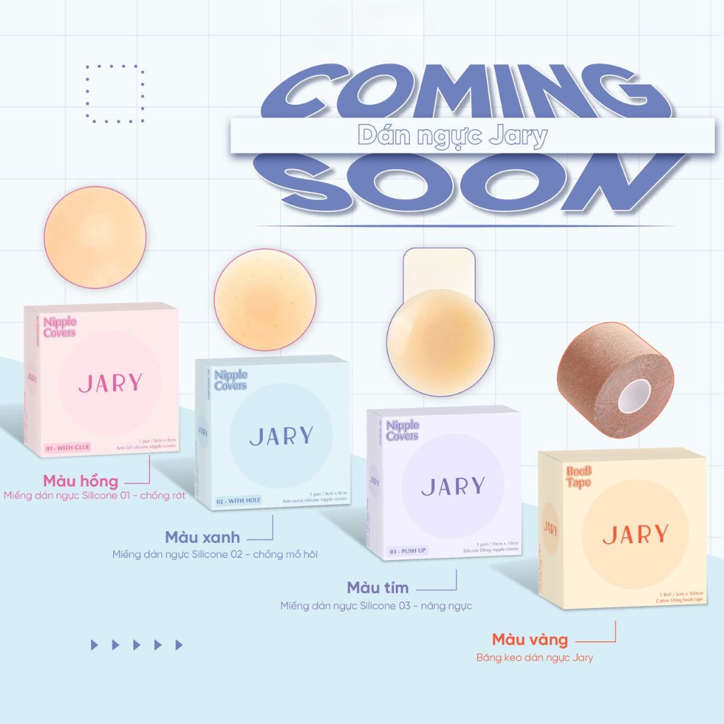 Đánh giá Miếng Dán Ngực Jary Silicone Jary Nipple Cover