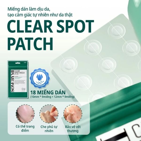 Miếng Dán Mụn Some By Mi Clear Spot Patch 18 PCS