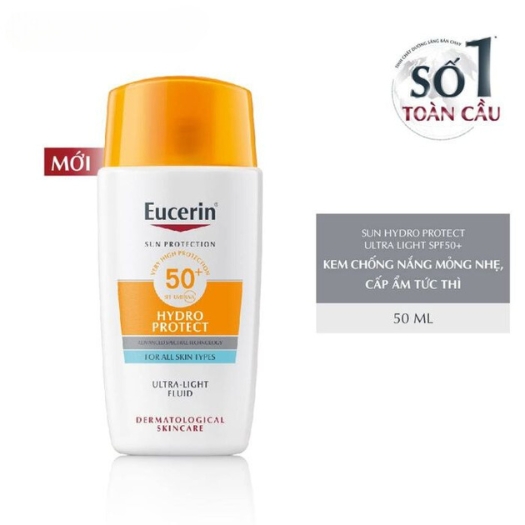 Mô tả Kem Chống Nắng Eucerin Hydro Protect Ultra Light Fluid SPF 50+ 50ml