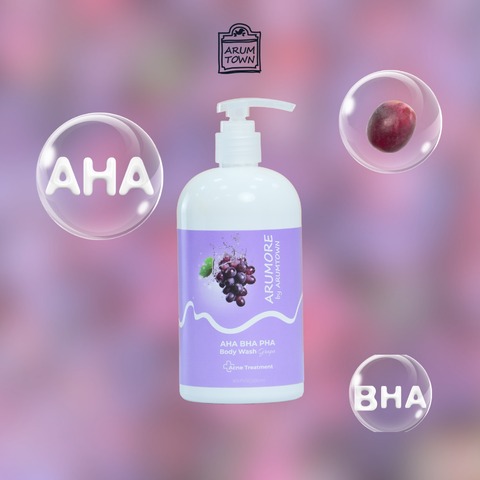 Mô tả Sữa Tắm Arumore AHA BHA PHA Body Wash 500ml Grape