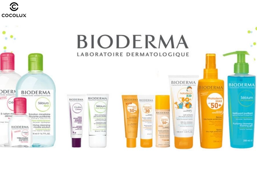 Một số sản phẩm đến từ thương hiệu Bioderma