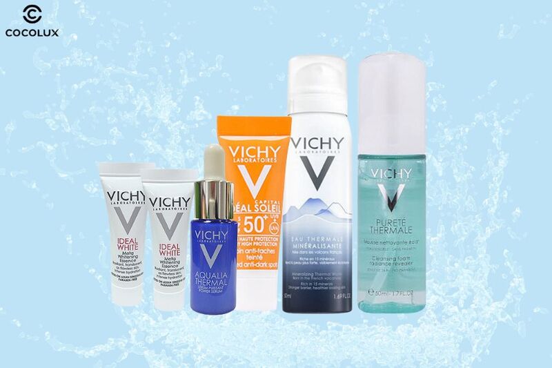 Một số sản phẩm đến từ thương hiệu Vichy