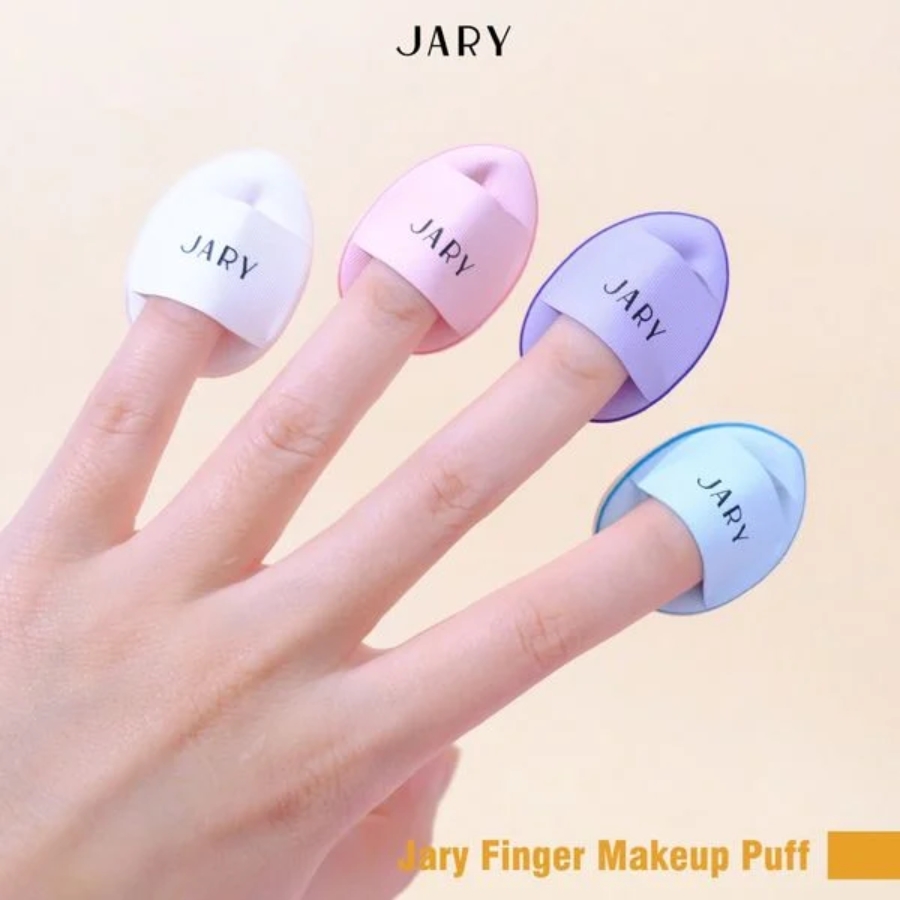 Mút Trang Điểm Jary Finger Makeup Puff Ngón Tay (Set 2 Cái)