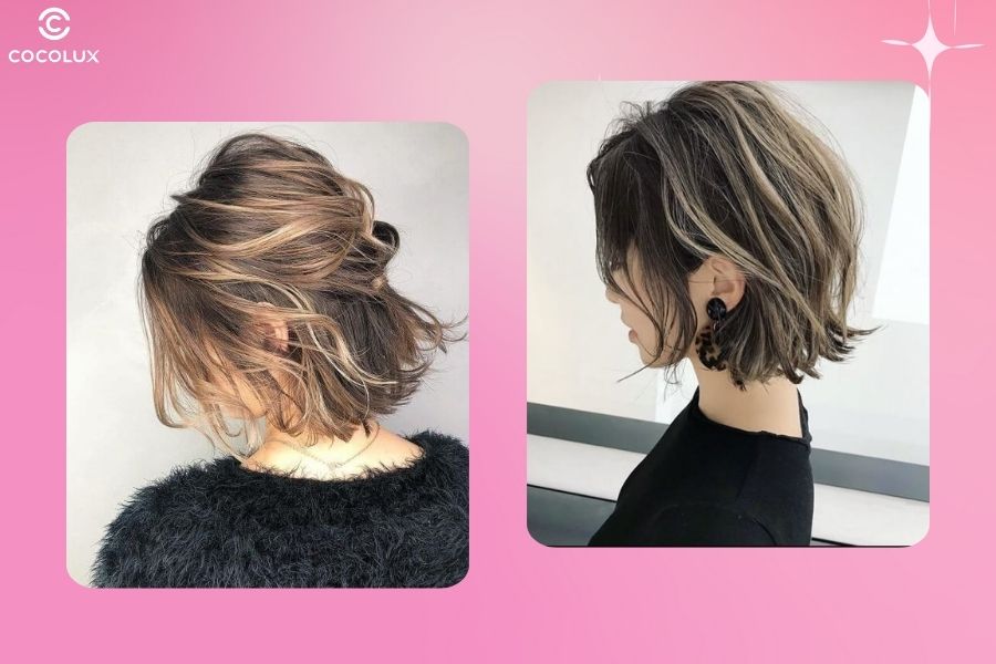 Highlight balayage là kỹ thuật nhuộm chuyển màu mềm mại, tự nhiên và dễ chăm sóc