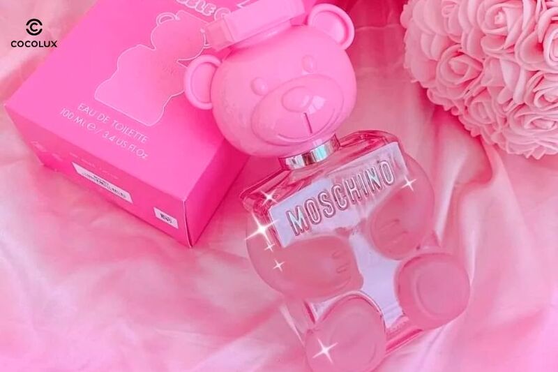 Nước Hoa Moschino Toy 2 Bubble Gum EDT c&oacute; thiết kế h&igrave;nh ch&uacute; gấu hồng độc đ&aacute;o