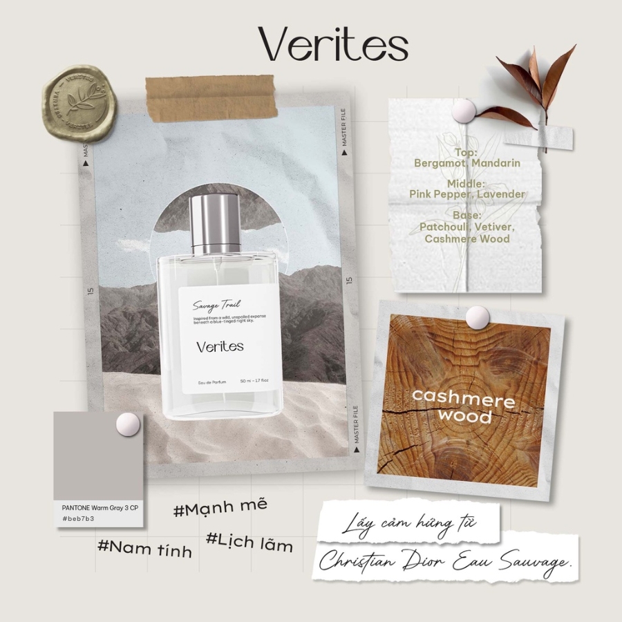 Nước Hoa Verites Savage Trail Inspired By Dior Sauvage 50ml