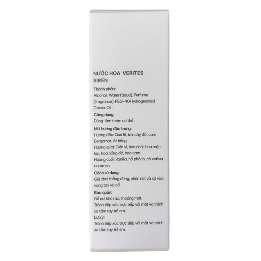 Nước Hoa Verites Siren Inspired By Good Girl Velvet Fatale 50ml