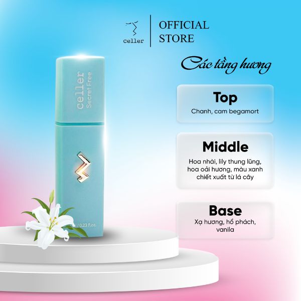 ​​Nước Hoa Vùng Kín Celler Secret Free - Secret De Ciel