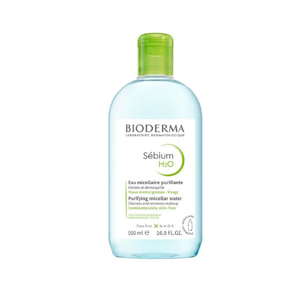 Nước Tẩy Trang Bioderma Sebium H2O Dành Cho Da Dầu và Hỗn Hợp 500ml - (New)