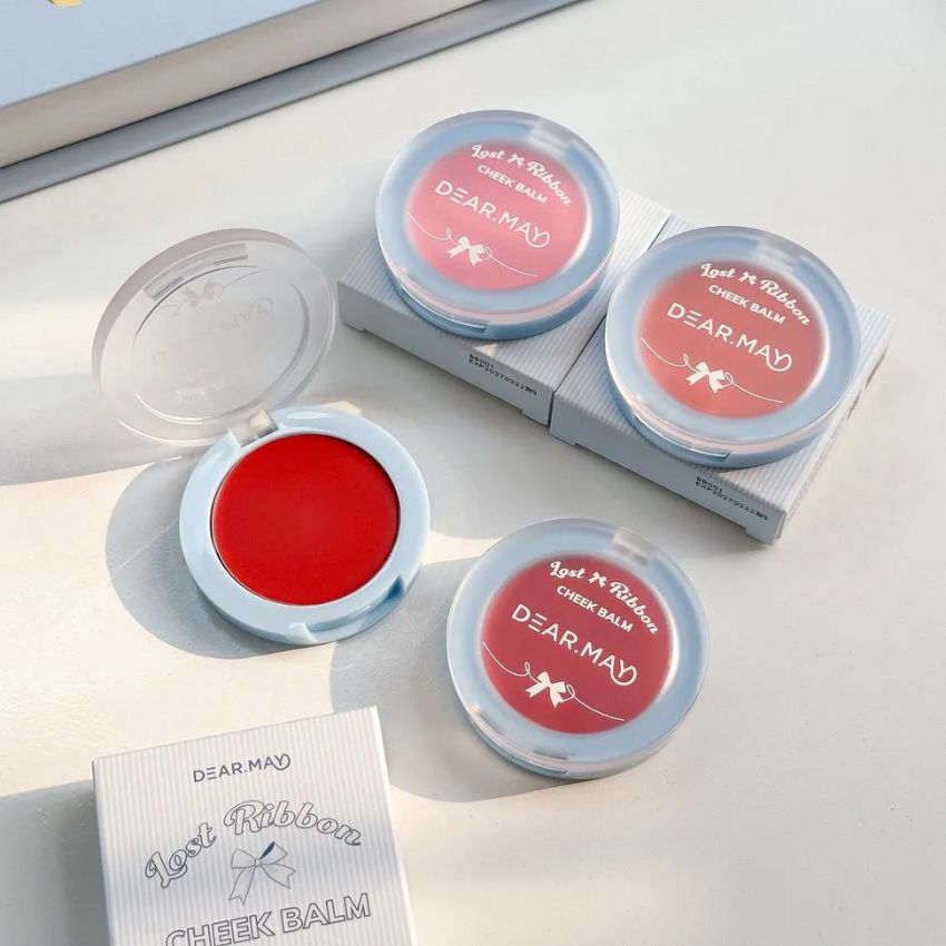 Phấn Má Dearmay Lost Ribbon Cheek Balm Dạng Kem LR01 Cherry Liar