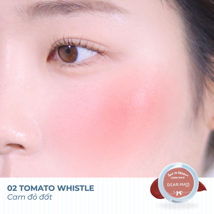 Phấn Má Dearmay Lost Ribbon Cheek Balm Dạng Kem LR02 Tomato Whistle