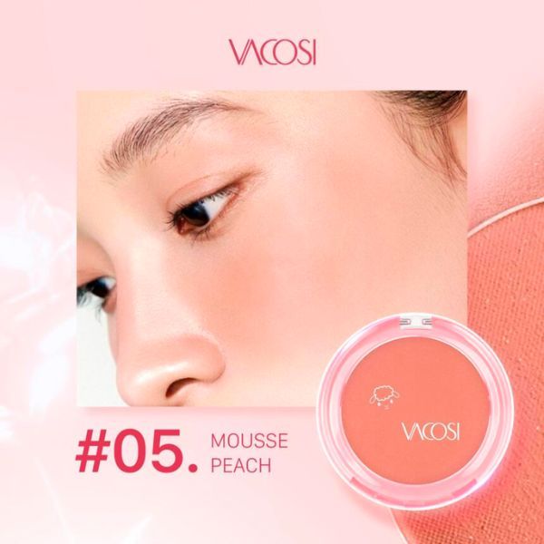 Phấn Má Hồng Vacosi Lolipop VP10 - 05 Mousse Peach