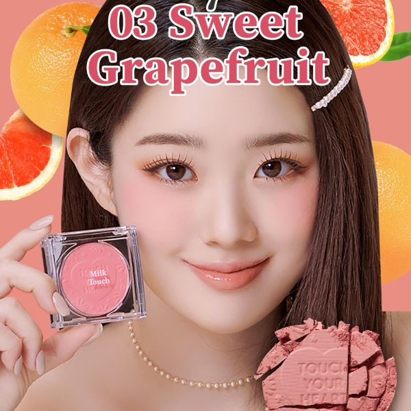 Phấn Má Milk Touch Touch My Cheek - 03 Sweet Grapefruit