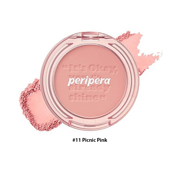 Phấn Má Peripera Pure Blushed Sunshine Cheek Màu 11 Picnic Pink