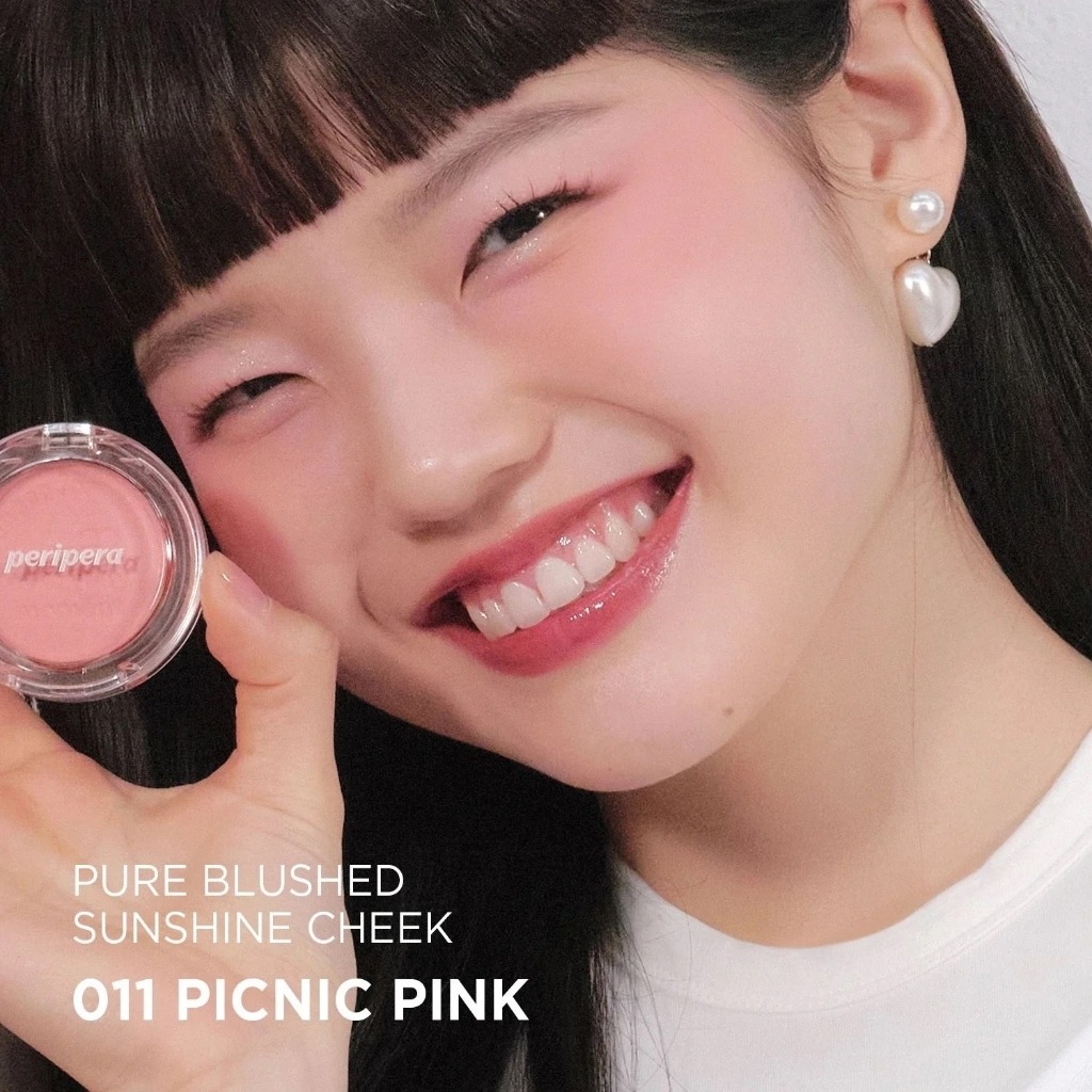 Phấn Má Peripera Pure Blushed Sunshine Cheek Màu 11 Picnic Pink