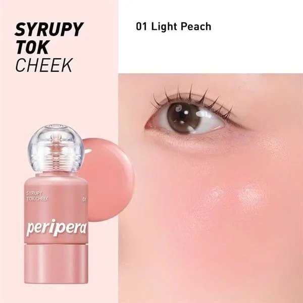 Phấn Má Peripera Syrupy Tok Cheek Dạng Kem 01 