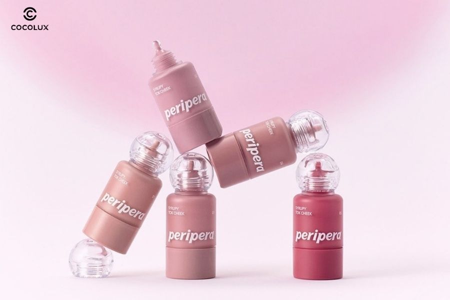 Phấn M&aacute; Peripera Syrupy Tok Cheek Dạng Kem
