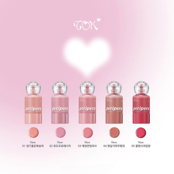 Phấn Má Peripera Syrupy Tok Cheek Dạng Kem 03 Friendship Mauve