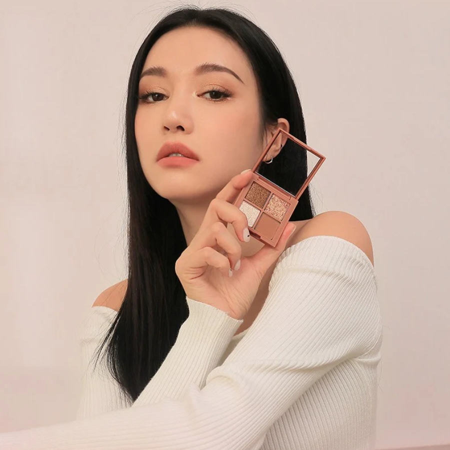 Phấn Mắt 3CE Mini Multi Eye Color Palette 4 Ô 3.2g #Casual Talk