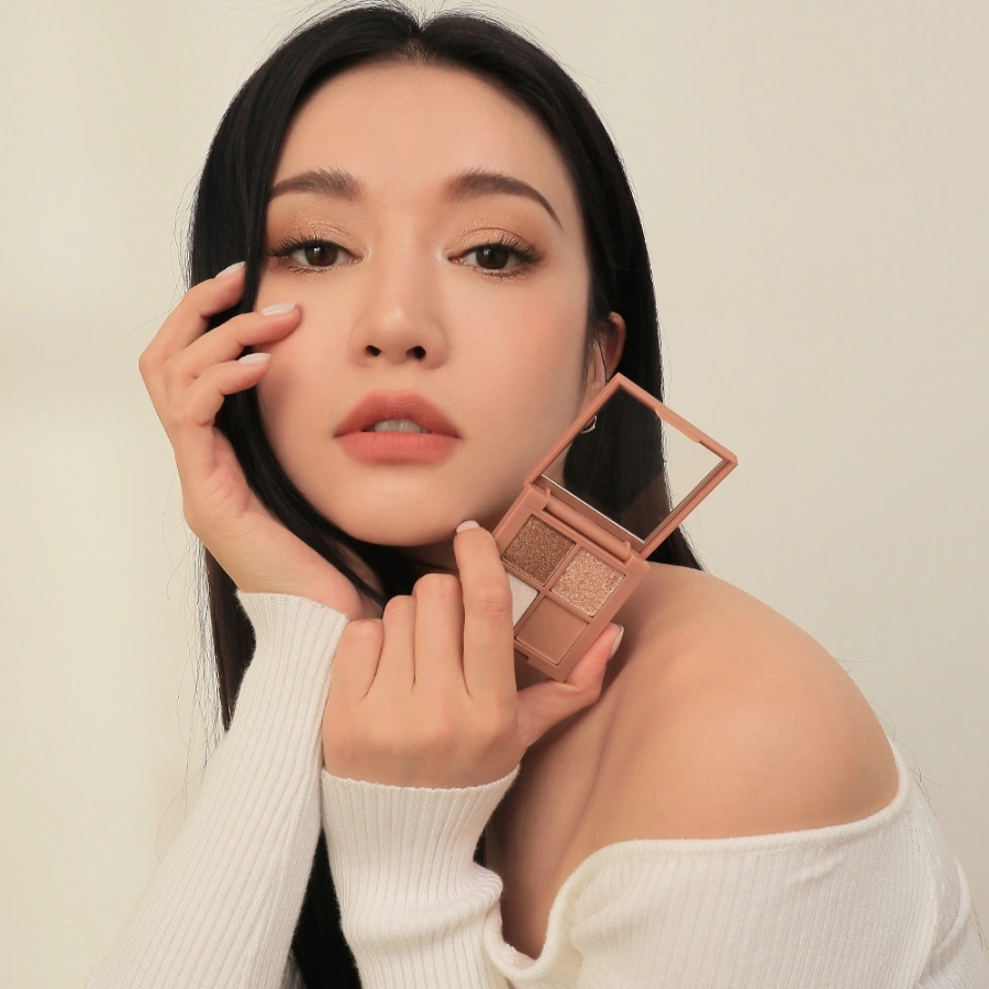 Phấn Mắt 3CE Mini Multi Eye Color Palette 4 Ô 3.2g #Casual Talk
