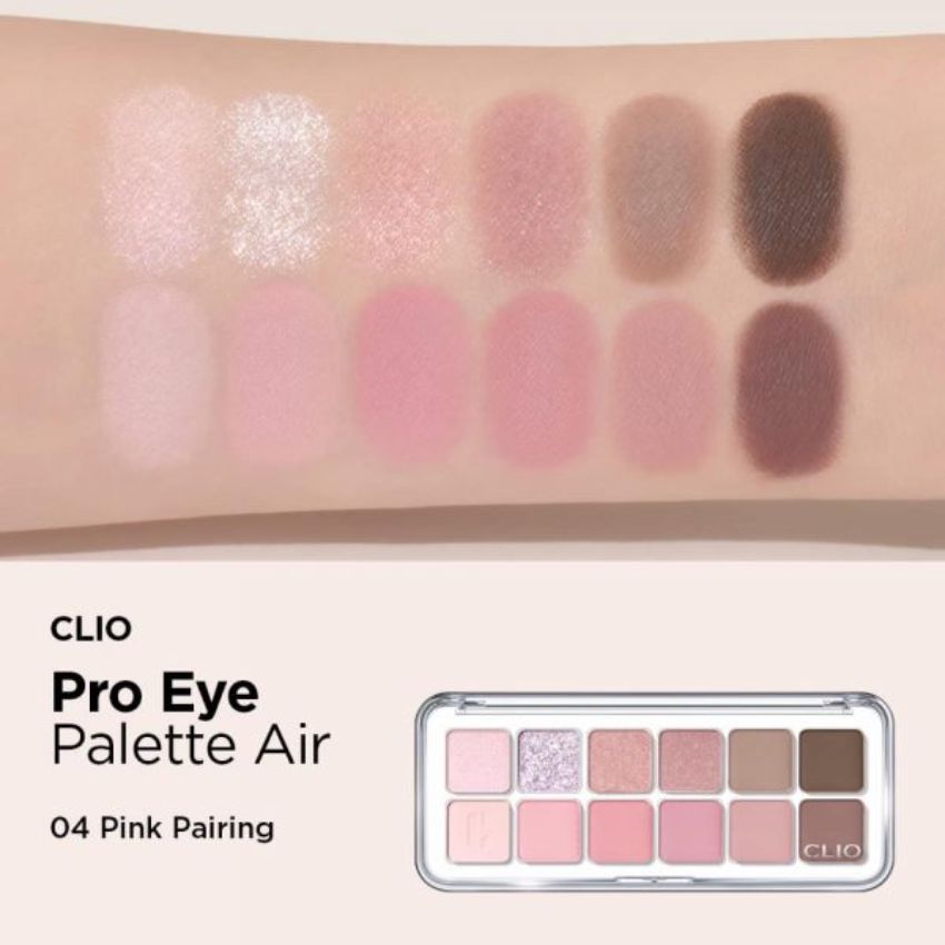Phấn Mắt CLIO Pro Eye Palette Air #04 Pink Pairing