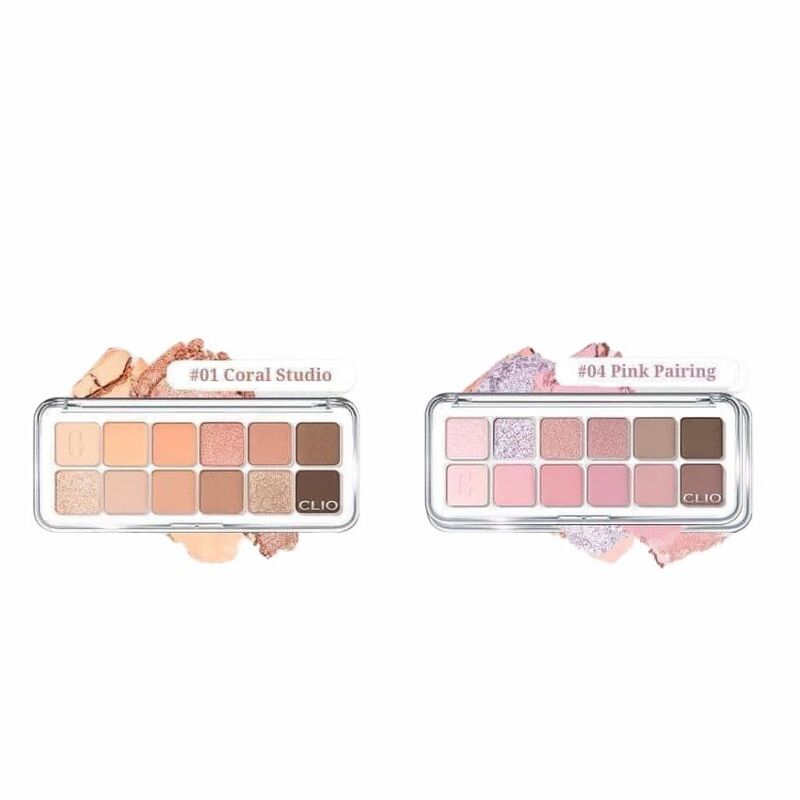 Phấn Mắt Clio Pro Eye 12 Ô Pallete Air 09 Peach Mate Apple