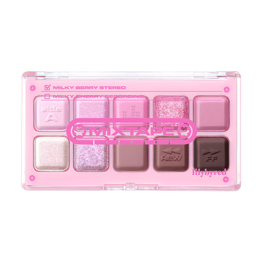 Phấn Mắt Lilybyred 10 Ô Mood Keyboard Mix Tape - 09 Milky Berry Stereo