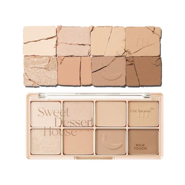 Phấn Mắt Milk Touch Be My Sweet Dessert House Palette - 05 Peach Coconut