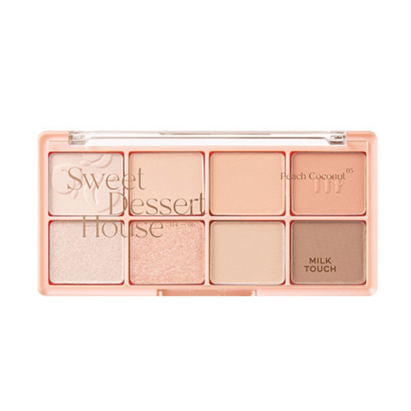 Phấn Mắt Milk Touch Be My Sweet Dessert House Palette - 05 Peach Coconut