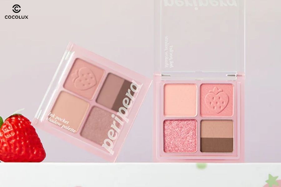 Review Phấn Mắt Peripera Ink 4 &Ocirc; Pocket Shadow Palette