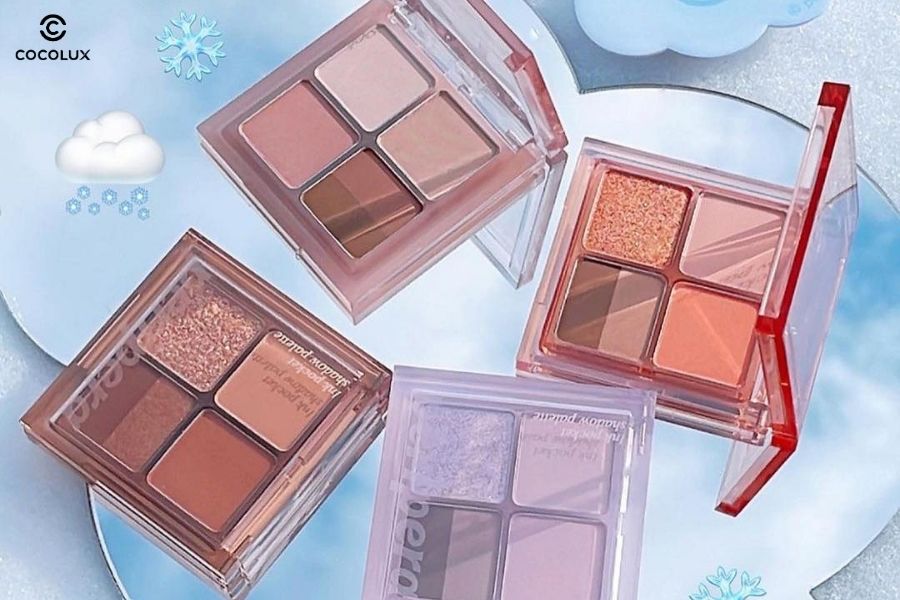 Review Phấn Mắt Peripera Ink 4 &Ocirc; Pocket Shadow Palette