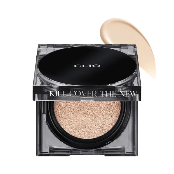 Phấn Nước Clio Kill Cover The New Founwear Cushion SPF50+ PA+++ #2.5 Ivory (Vuông Đen)