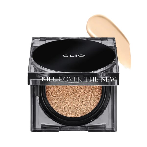 Phấn Nước Clio Kill Cover The New Founwear Cushion SPF50+ PA+++ #3.5 Vanila (Vuông Đen)