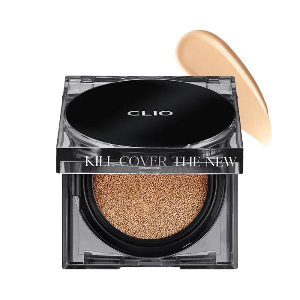 Phấn Nước Clio Kill Cover The New Founwear Cushion SPF50+ PA+++ #4 Ginger (Vuông Đen)