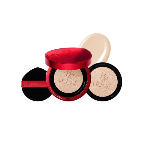 Phấn Nước Espoir Kèm Lõi Pro Tailor Be Velvet Cover Cushion New Class SPF34 PA++ 22 Petal