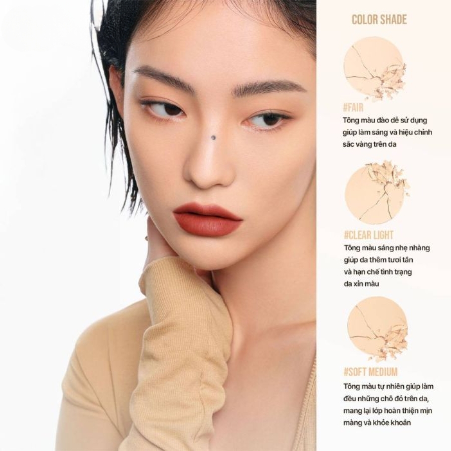 Phấn Phủ 3CE Cố Định Lớp Trang Điểm Makeup Fix Power #Soft Medium