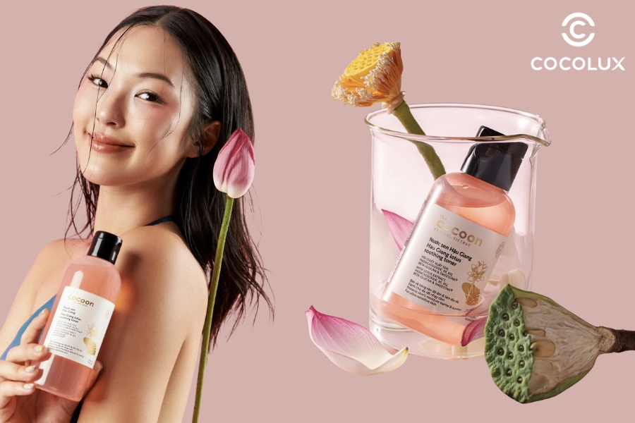 Ưu điểm nổi bật của nước hoa hồng Cocoon Sen Hậu Giang
