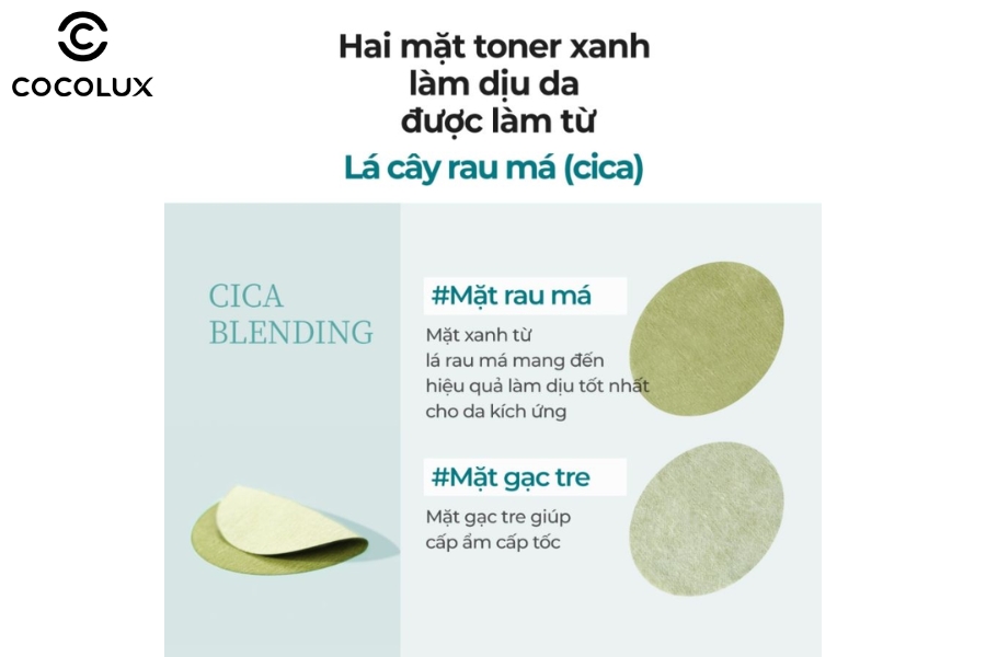 Kết cấu của Numbuzin Toner Pad No.1 Centella Re-leaf Green