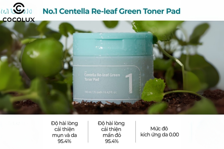 Độ h&agrave;i l&ograve;ng của người d&ugrave;ng với Numbuzin Toner Pad No.1 Centella Re-leaf Green