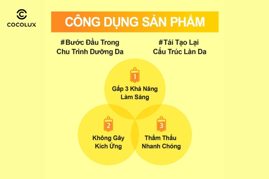 C&ocirc;ng dụng của Numbuzin No.5 Vitamin Boosting Essential Toner