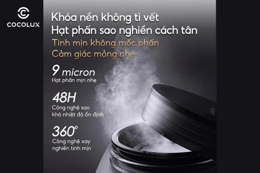 Kết cấu của phấn phủ Carslan dạng bột