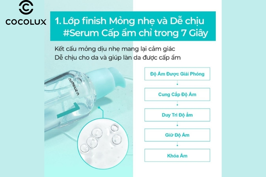 Ưu điểm của Serum Numbuzin No1 Pantothenic B5 Active Smoothing