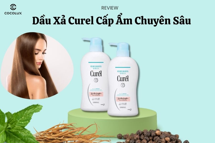 Review Dầu Xả Curel Cấp Ẩm Chuyên Sâu