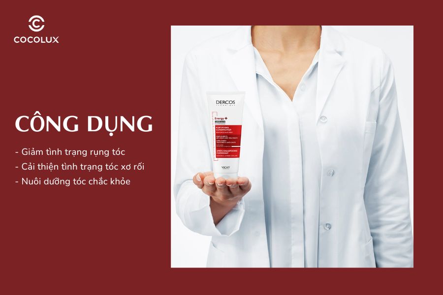 C&ocirc;ng dụng của Dầu Xả Vichy Ngăn Ngừa V&agrave; Giảm Rụng T&oacute;c 200ml