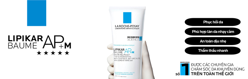 Review kem dưỡng La Roche Posay Lipikar Baume AP+M 200ml