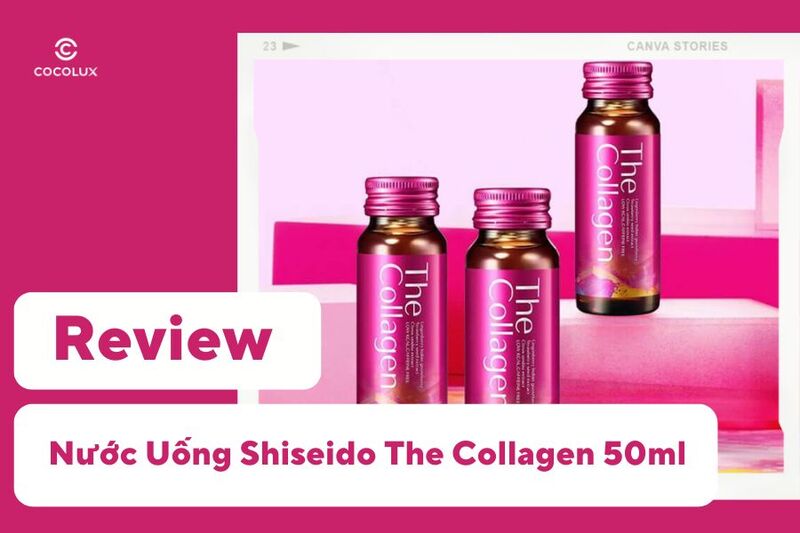 Review Nước Uống Shiseido The Collagen 50ml