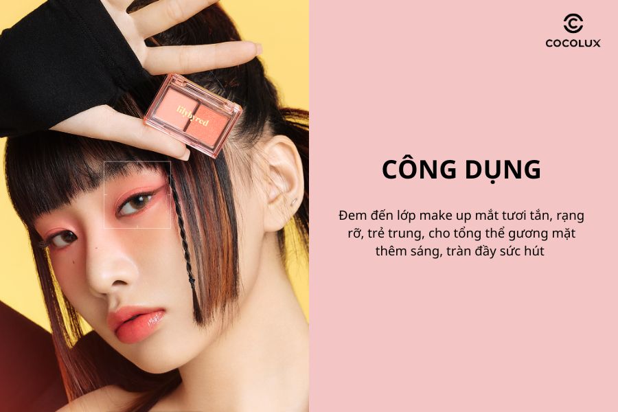 C&ocirc;ng dụng của Phấn Mắt Lilybyred Little Bitty Moment Shadow