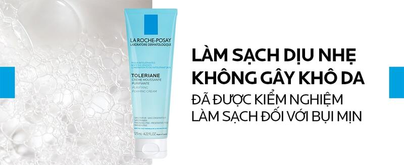 Review sữa rửa mặt tạo bọt La Roche-Posay Toleriane cho da quá nhạy cảm
