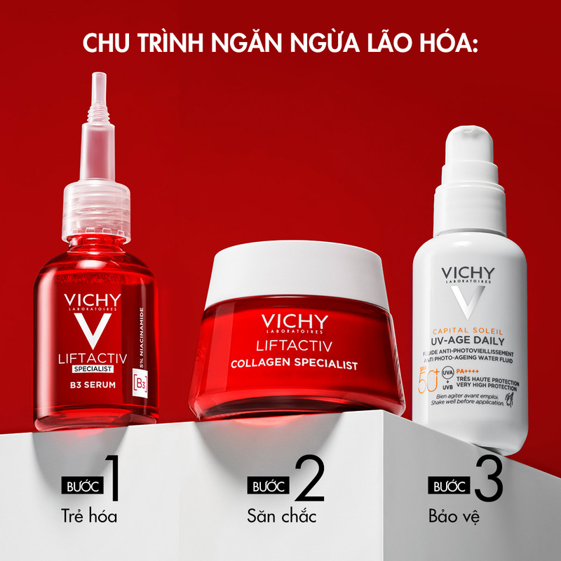 Kem Dưỡng Vichy Liftactiv Collagen Specialist Cải Thiện Lão Hóa